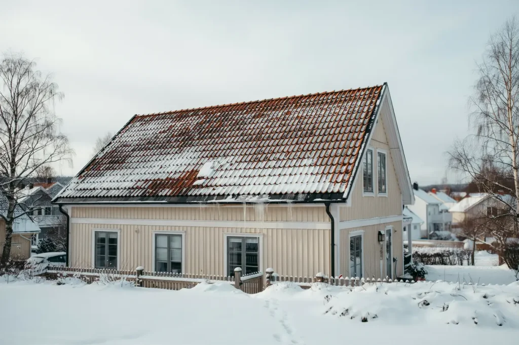 takskottning f r villa gare s skyddar du taket fr n sn is och on diga skador